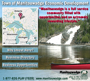 Manitouwadge banner ad