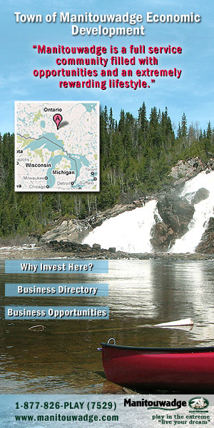Manitouwadge banner ad